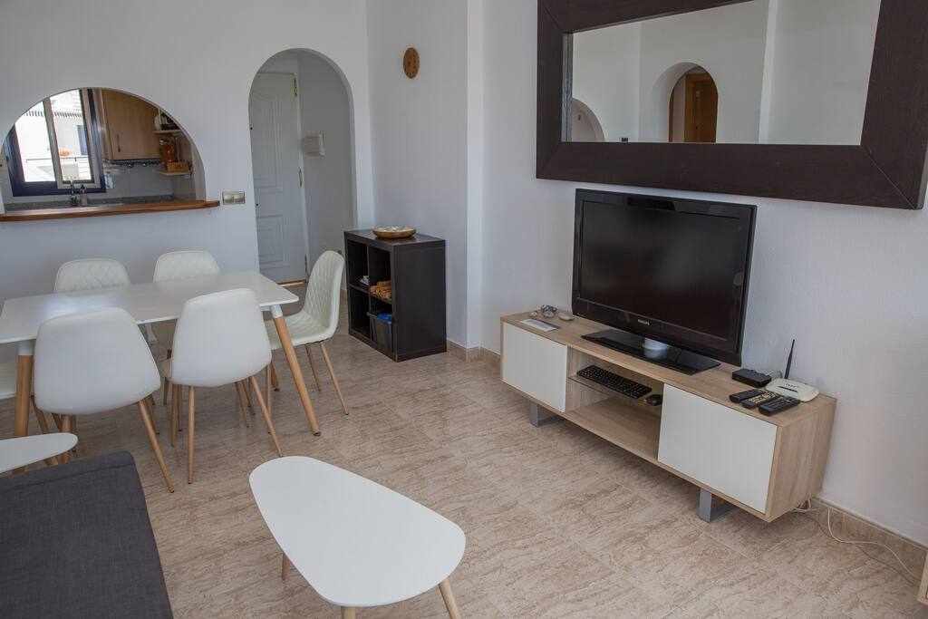Perla del Mar II, 2 bedroom, 2 bathrooms sea views: Apartment for Rent in Mojácar, Almería