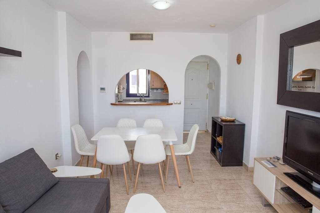 Perla del Mar II, 2 bedroom, 2 bathrooms sea views: Apartment for Rent in Mojácar, Almería
