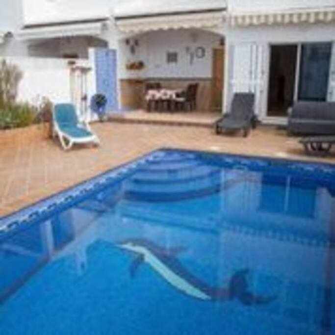 Lovely townhouse with private pool: Apartment for Rent in Mojácar, Almería