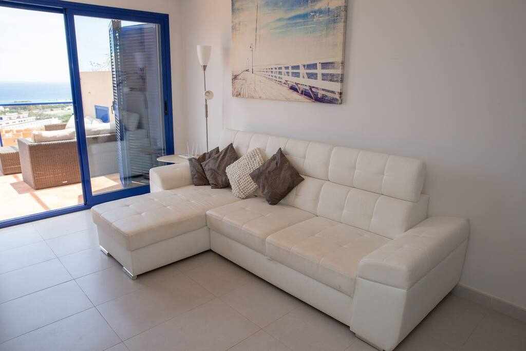 Encantador y moderno apartamento de un dormitorio: Apartamento en alquiler en Mojácar, Almería