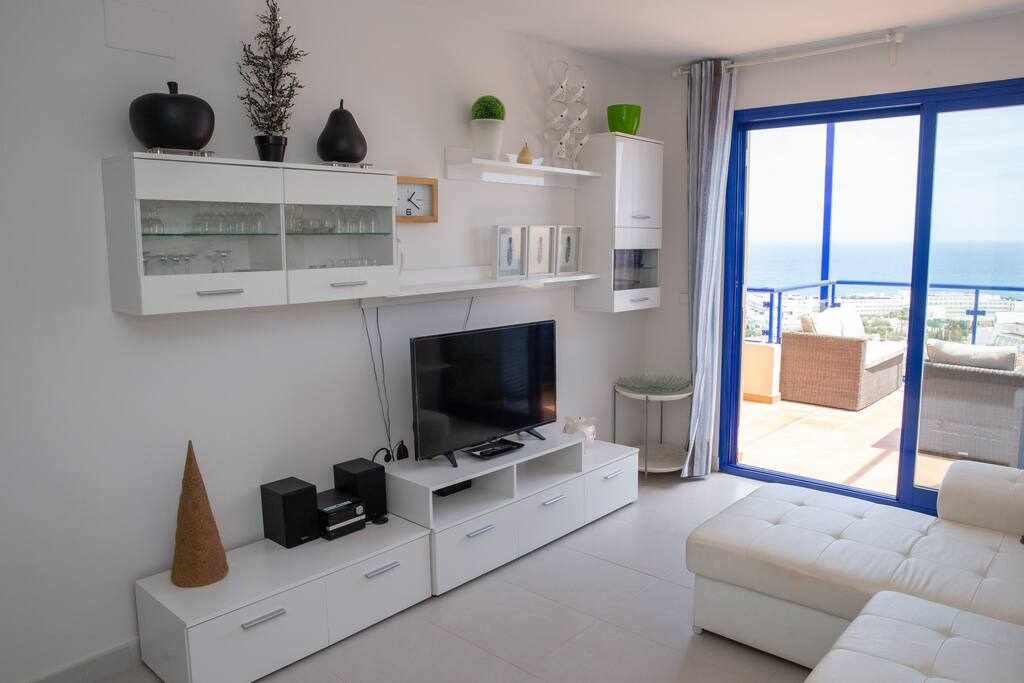 Encantador y moderno apartamento de un dormitorio: Apartamento en alquiler en Mojácar, Almería