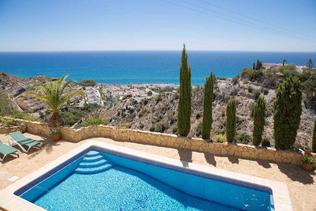 Impresionante villa privada con piscina: Villa en alquiler en Mojácar, Almería