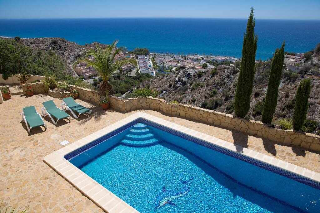 Impresionante villa privada con piscina: Villa en alquiler en Mojácar, Almería