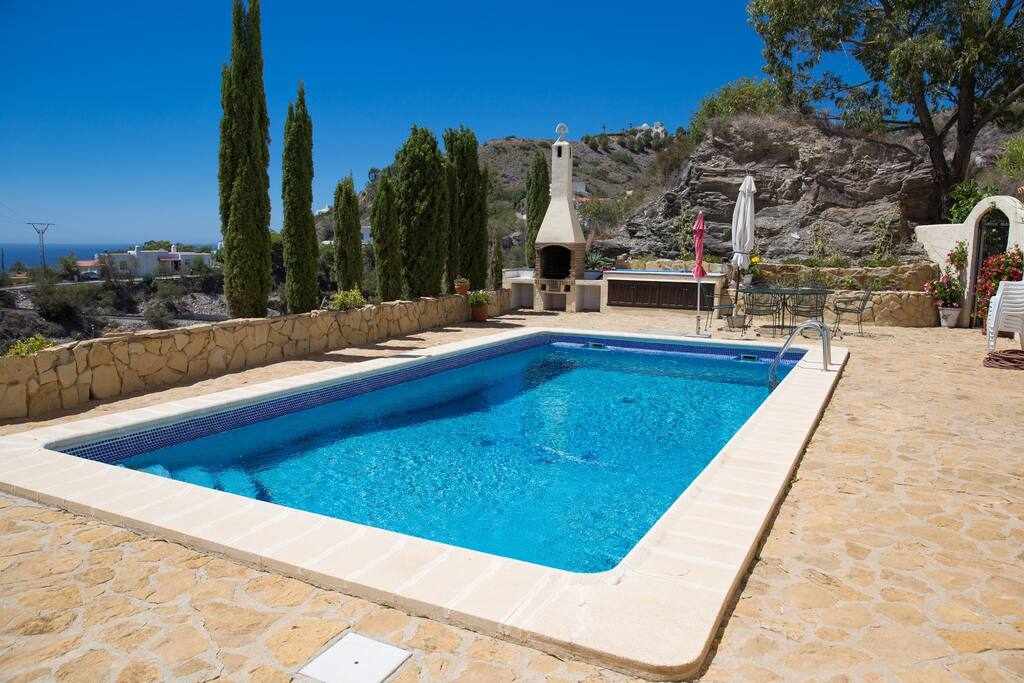 Impresionante villa privada con piscina: Villa en alquiler en Mojácar, Almería