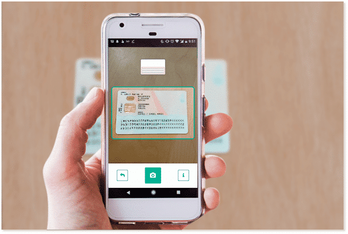 Capture and scan ID documents with your device's camera